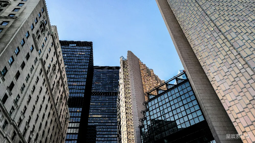 高清摄影 城市 摩天大楼 建筑 天际线 现代 城市天际线：摩天大楼的俯瞰
