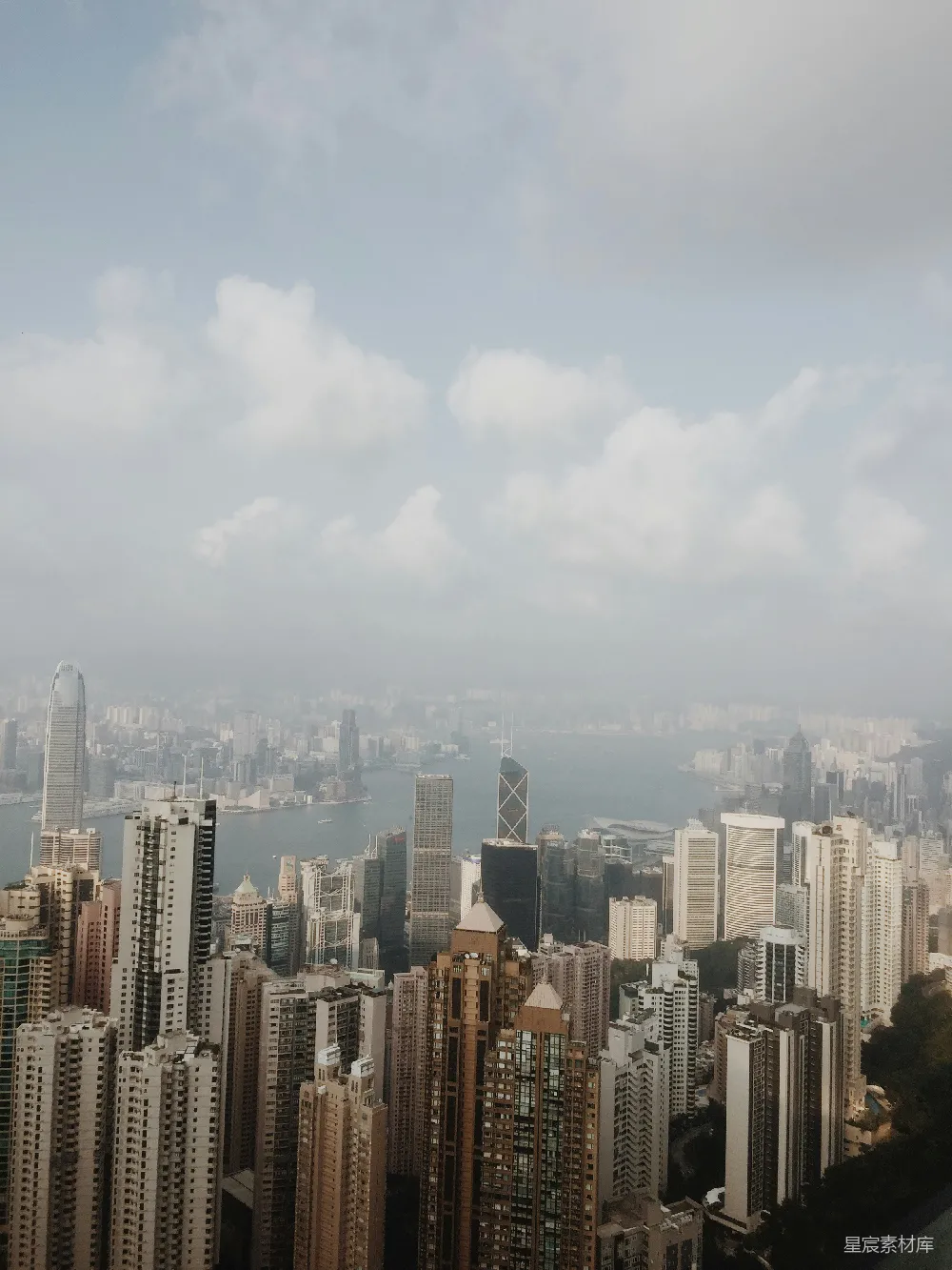高清摄影 城市景观 都市风光 雾景 天际线 都市摄影 雾中的香港天际线