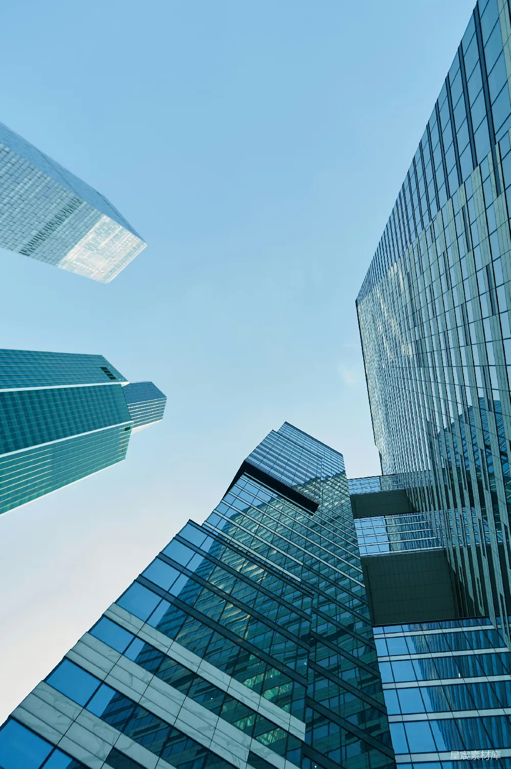 高清摄影 建筑 城市 摩天大楼 未来感 都市 现代都市的天际线