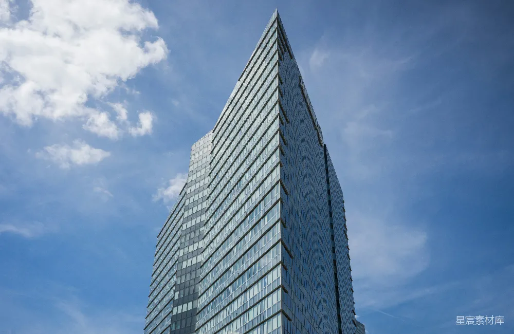 高清摄影 摩天大楼 现代建筑 城市景观 商务中心 蓝天白云 现代摩天大楼