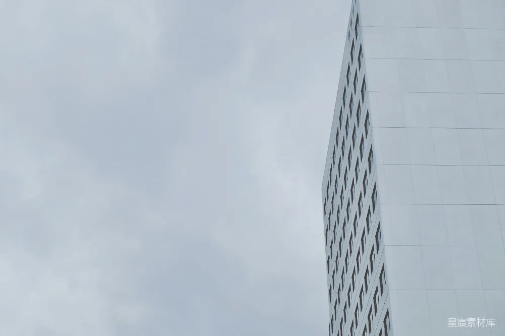 高清摄影 建筑 天空 现代 城市 抽象 仰视高楼的天空