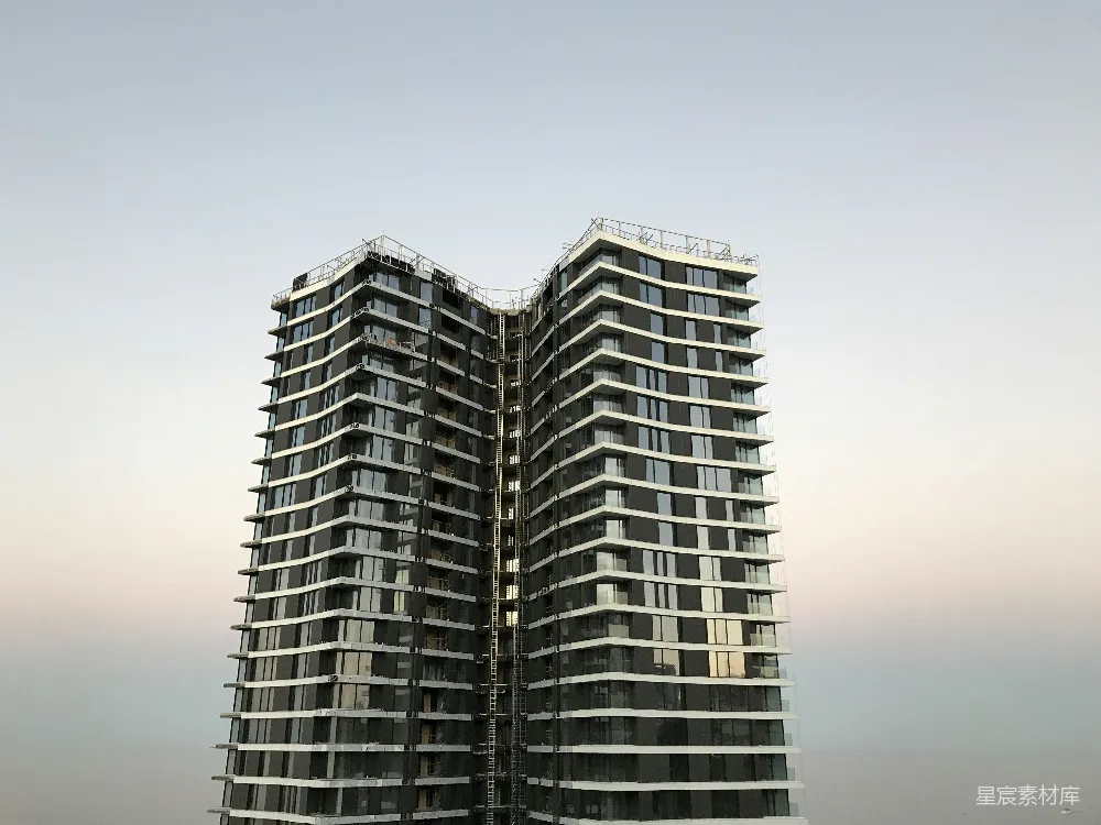 高清摄影 建筑 对称 现代 城市景观 摩天大楼 现代建筑中的对称美感