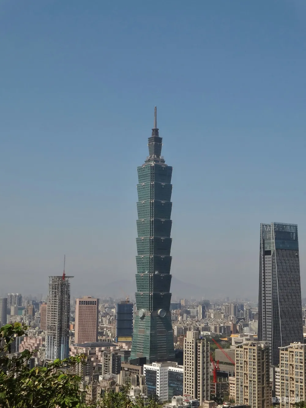 高清摄影 台北 高楼 城市景观 现代建筑 旅游 台北101与城市天际线