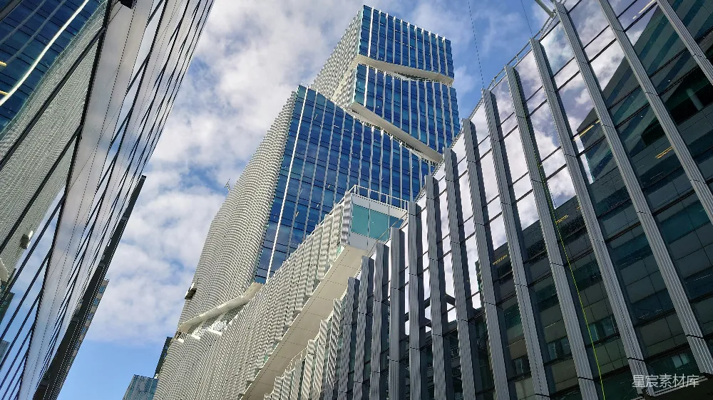 高清摄影 建筑 摩天大楼 现代城市 天空 都市 现代城市中的摩天大楼