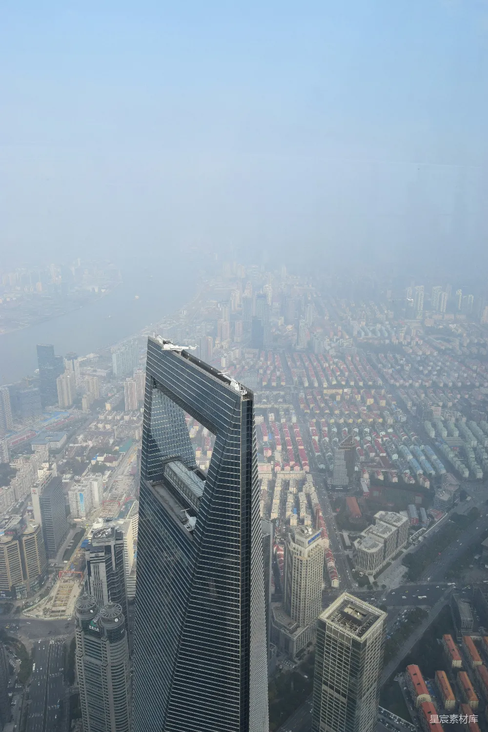 高清摄影 上海 金融中心 城市俯瞰 现代建筑 都市风景 上海陆家嘴金融中心俯瞰图