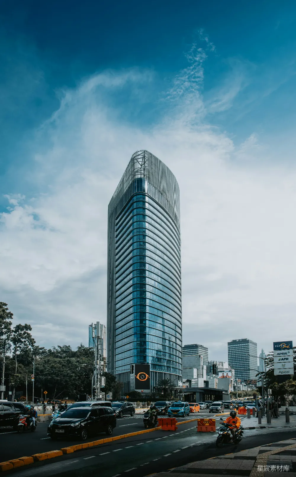 高清摄影 摩天大楼 城市景观 现代建筑 交通 都市 现代城市中的摩天大楼