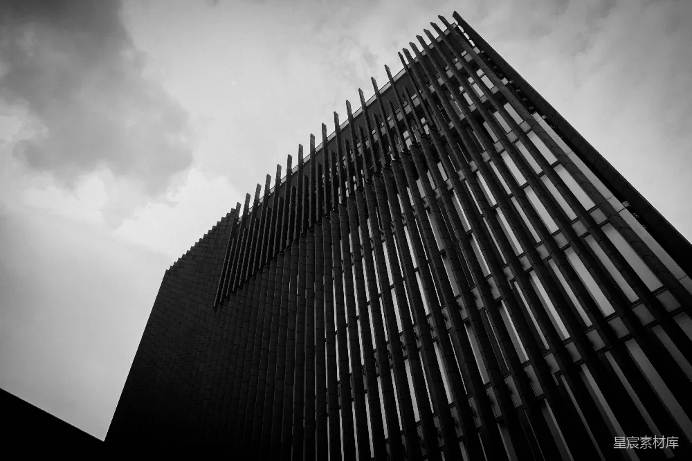 高清摄影 建筑 现代风格 黑白摄影 城市景观 线条美感 现代建筑的黑白线条