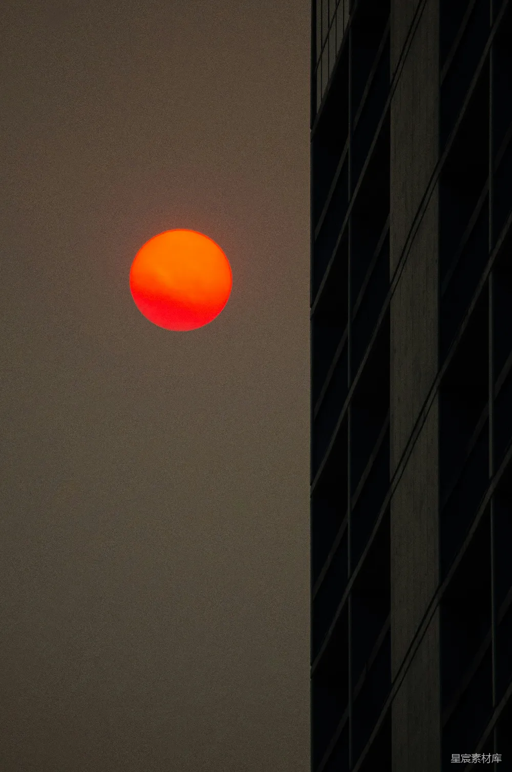 高清摄影 夕阳 建筑 剪影 城市 自然 夕阳与高楼的剪影