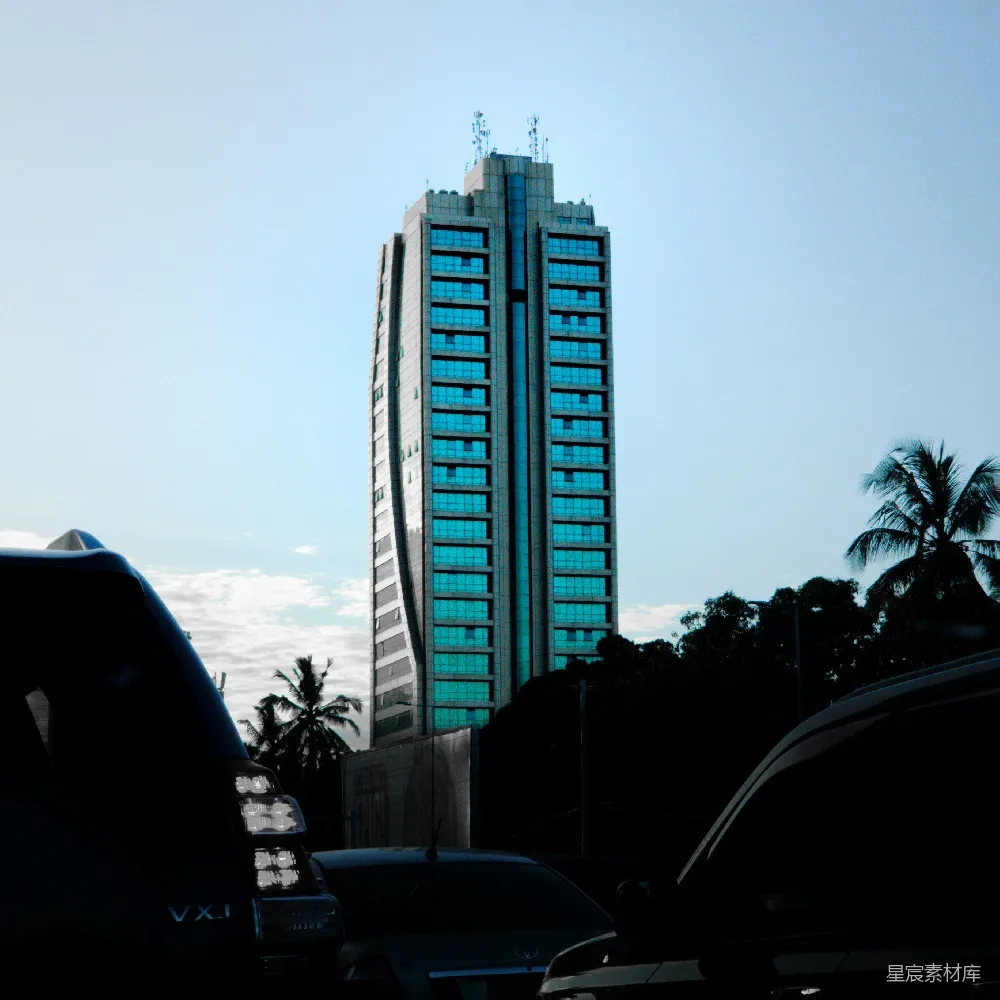 高清摄影 摩天大楼 城市风景 夕阳 建筑 都市 现代摩天大楼与夕阳下的街景