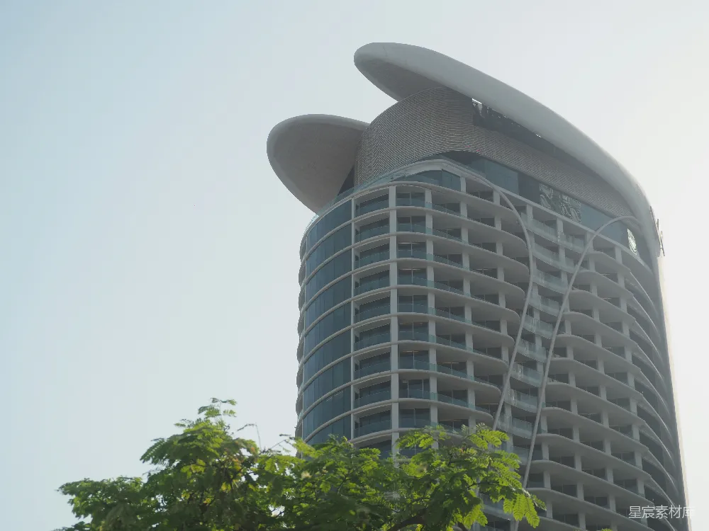 高清摄影 建筑 现代 自然 都市 未来 未来感建筑与自然的融合