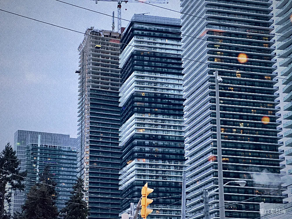 高清摄影 城市 建筑 高楼 现代 都市 现代化高楼与城市天际线
