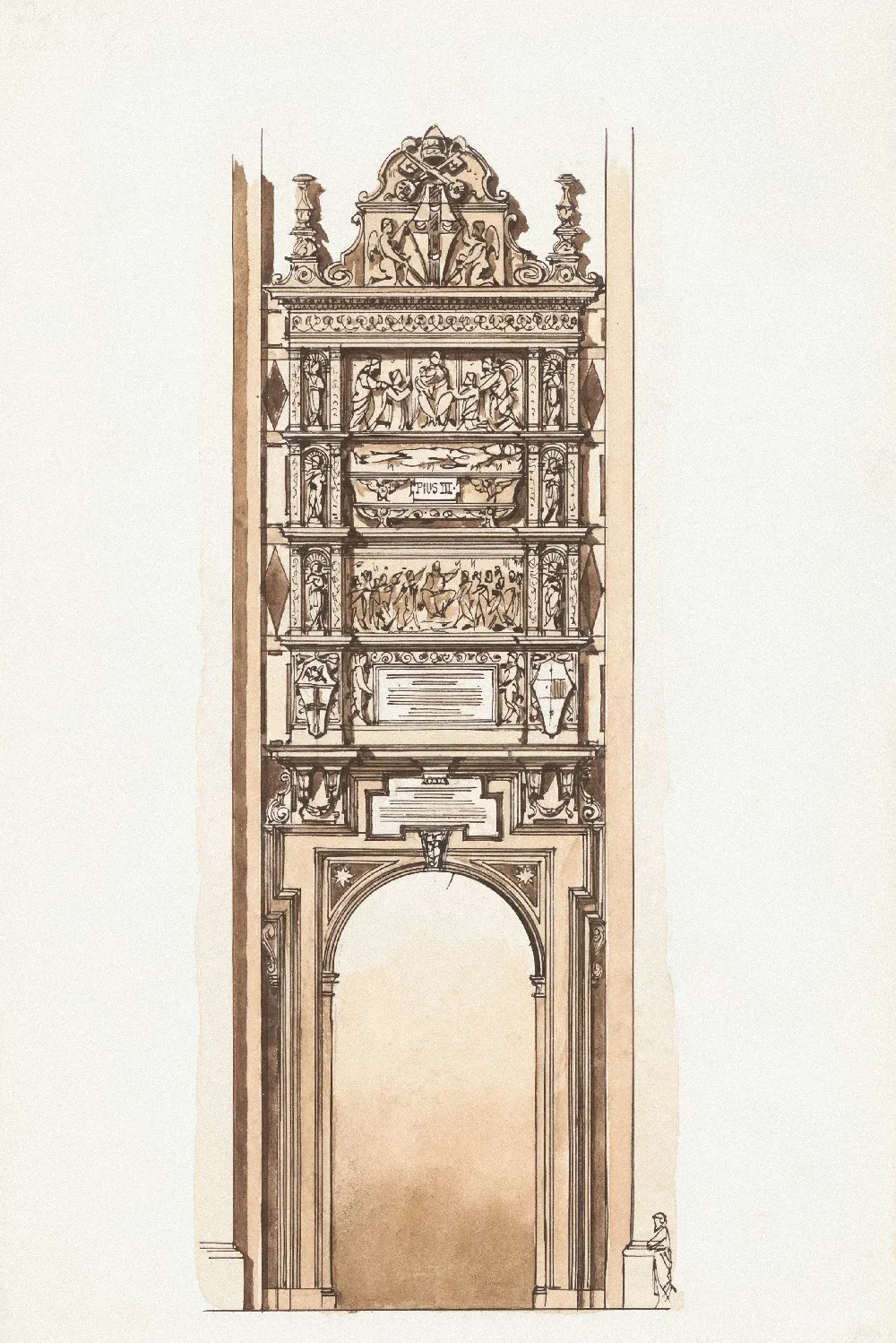 高清摄影 建筑设计 文艺复兴 建筑立面 历史风格 艺术插画 文艺复兴风格建筑立面设计
