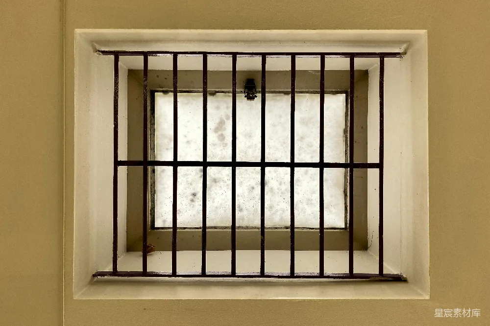 高清摄影 窗户 铁栅栏 建筑 安全 老旧 铁栅栏窗户