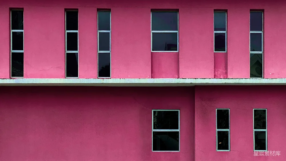 高清摄影 建筑 粉色 几何 现代 城市 粉红色建筑的几何美