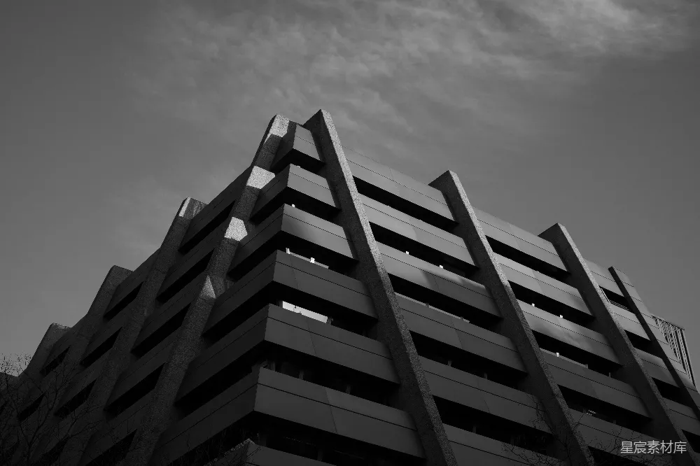 高清摄影 建筑 现代 黑白 城市 结构 现代建筑的黑白色调