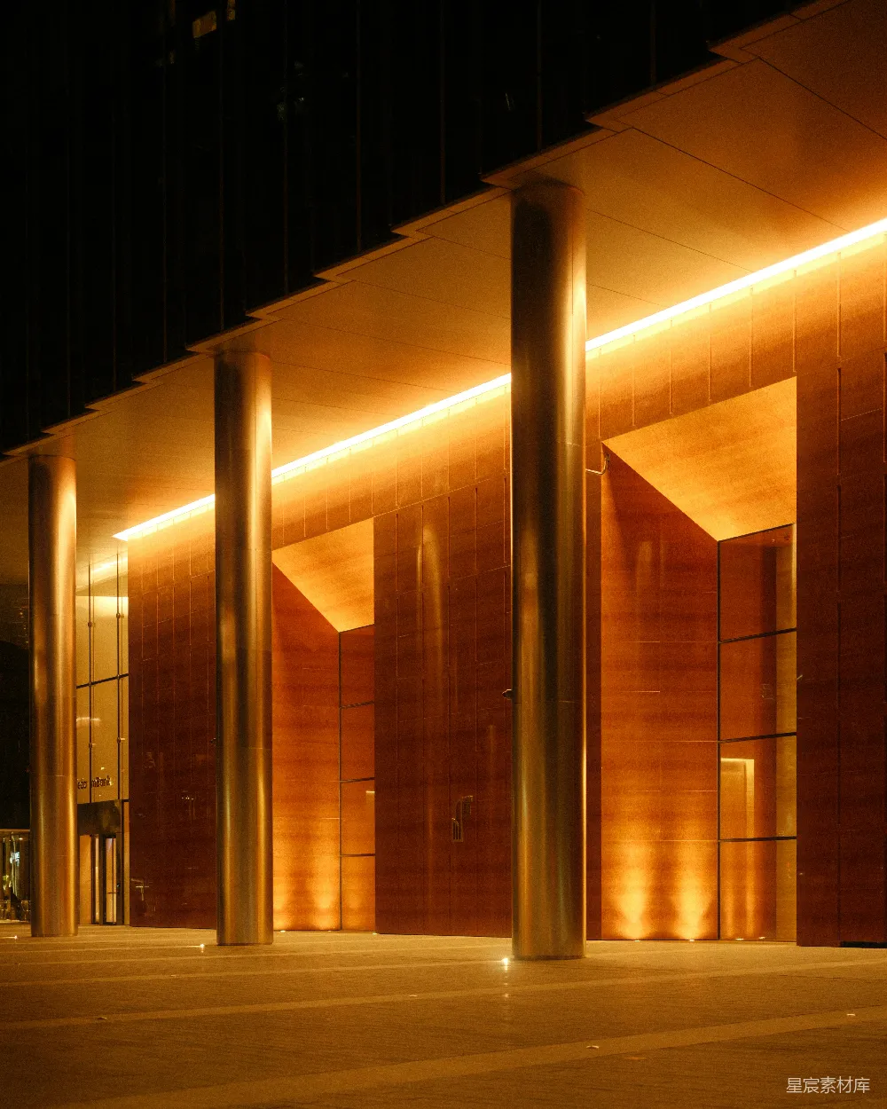 高清摄影 建筑 夜景 灯光 现代感 城市 现代建筑的光影之美