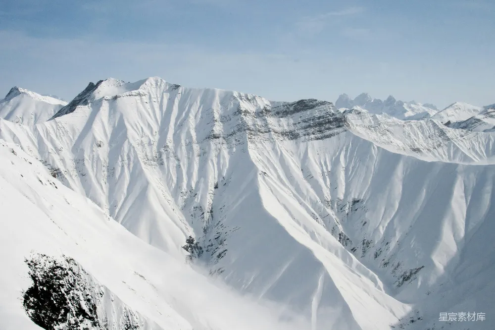 高清摄影 雪山 冬季 自然风光 户外探险 摄影 雪山壮丽景色