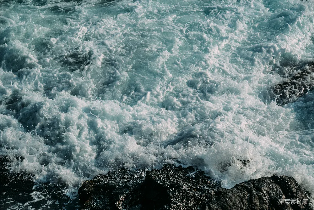高清摄影 海浪 自然 动态 海岸 水 海浪拍打岩石