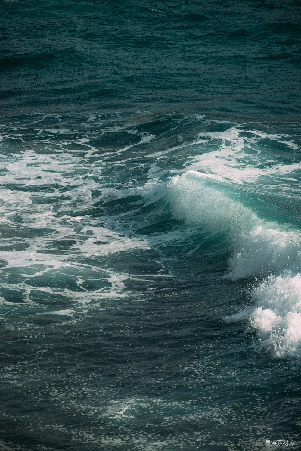 高清摄影 海洋 波浪 自然 蓝色 动态 深海波涛