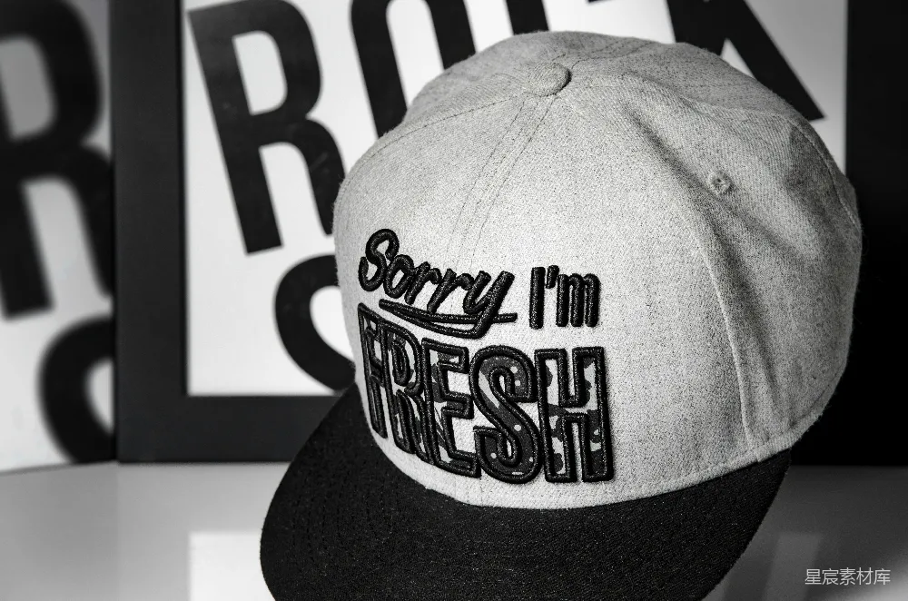 高清摄影 潮牌帽 刺绣帽 街头风格 时尚 个性 潮流帽：Sorry I'm Fresh