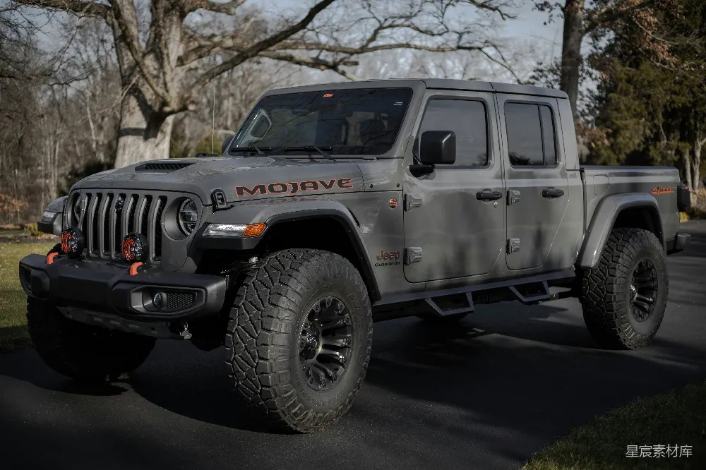 高清摄影 Jeep Mojave Edition Pickup Truck Off-Road Adventure Vehicle Jeep Gladiator Mojave Edition