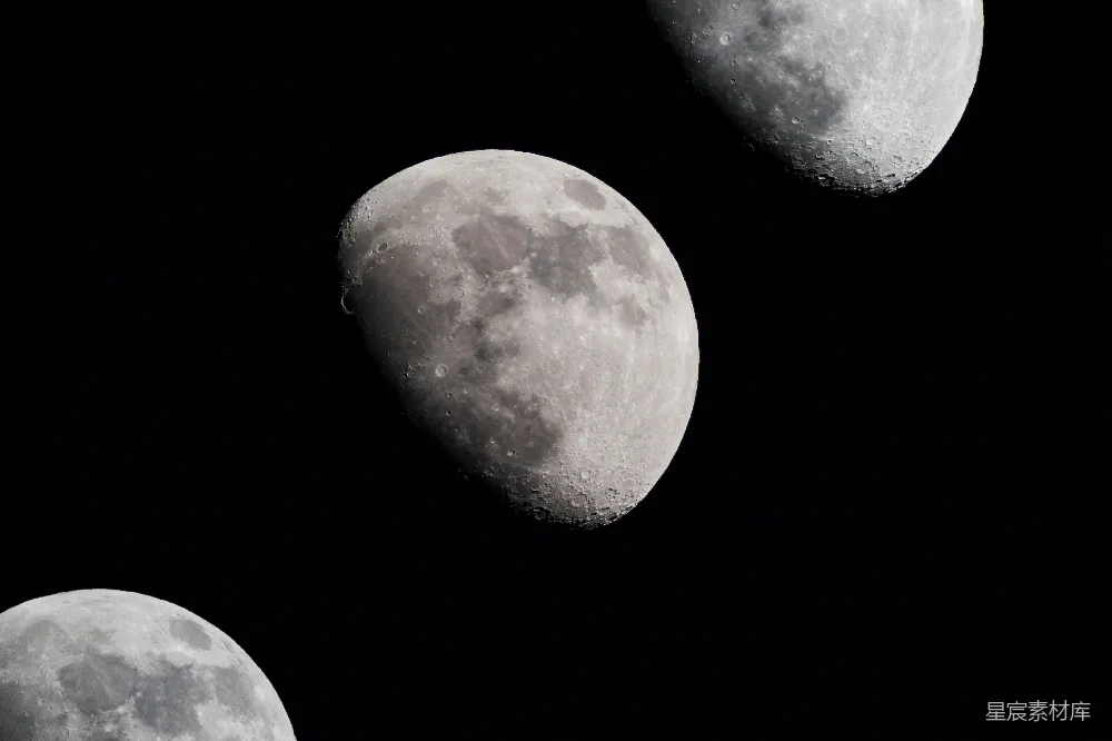 高清摄影 月相 天体 自然 科学 宇宙 月相变化的美丽瞬间