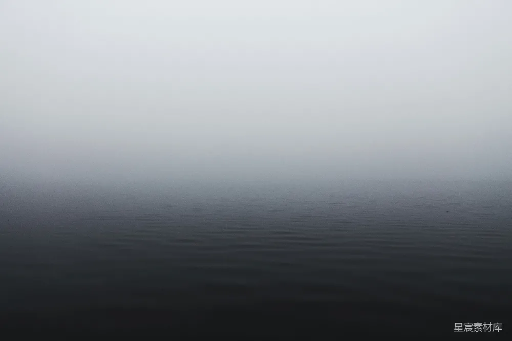 高清摄影 雾气 宁静 水面 自然 抽象 雾海