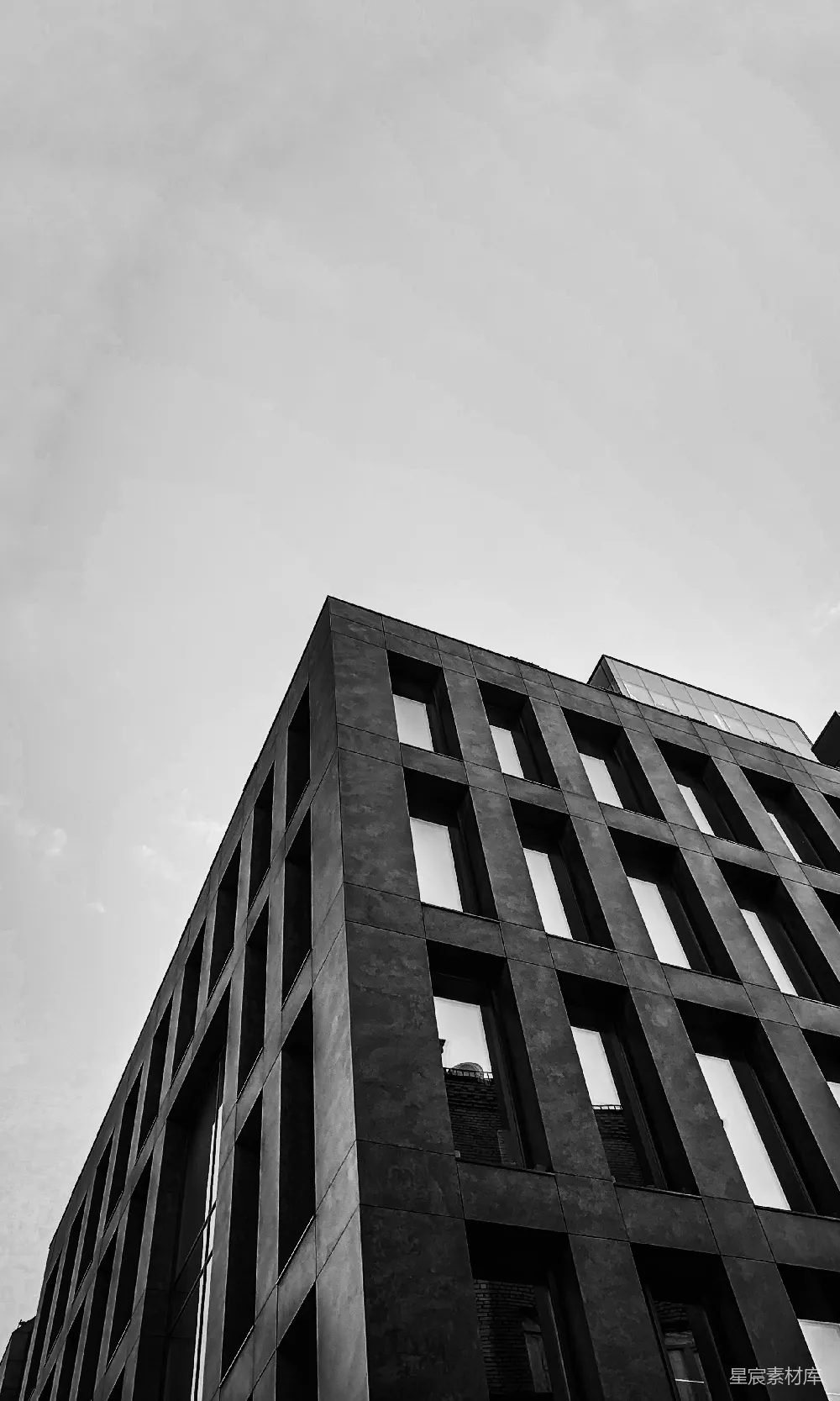 高清摄影 建筑 现代 黑白 线条 城市 现代建筑的线条与结构