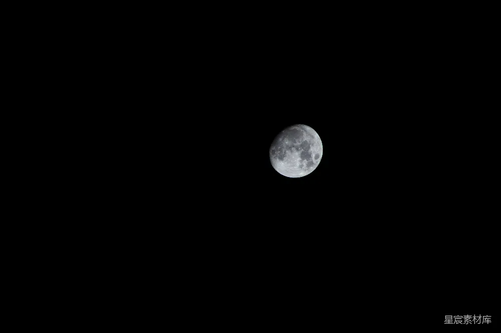 高清摄影 月亮 夜景 宁静 自然 宇宙 夜空中的满月