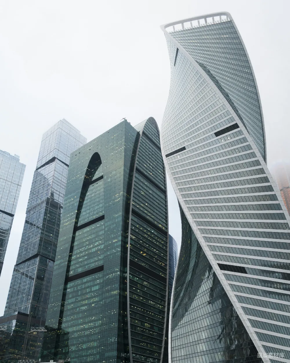 高清摄影 摩天大楼 现代建筑 城市景观 商务中心 都市风光 摩天大楼群