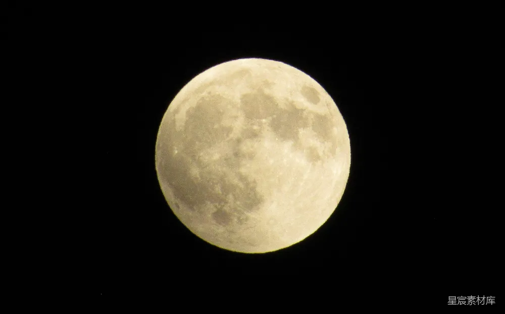高清摄影 月亮 夜景 自然 宁静 浪漫 皎洁的满月
