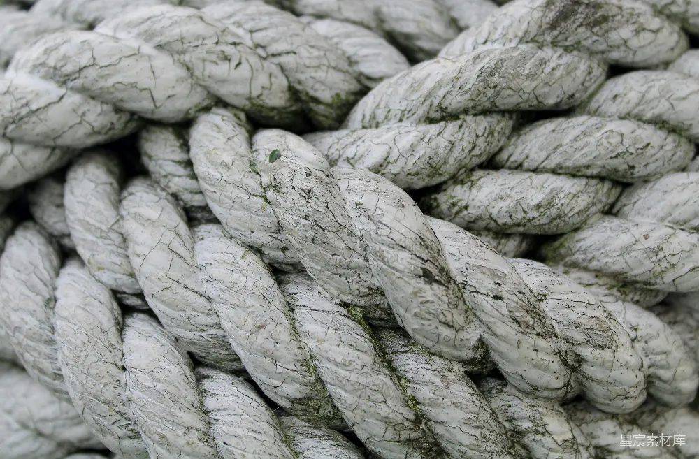 高清摄影 麻绳 纹理 细节 乡村风格 装饰 古老的麻绳特写