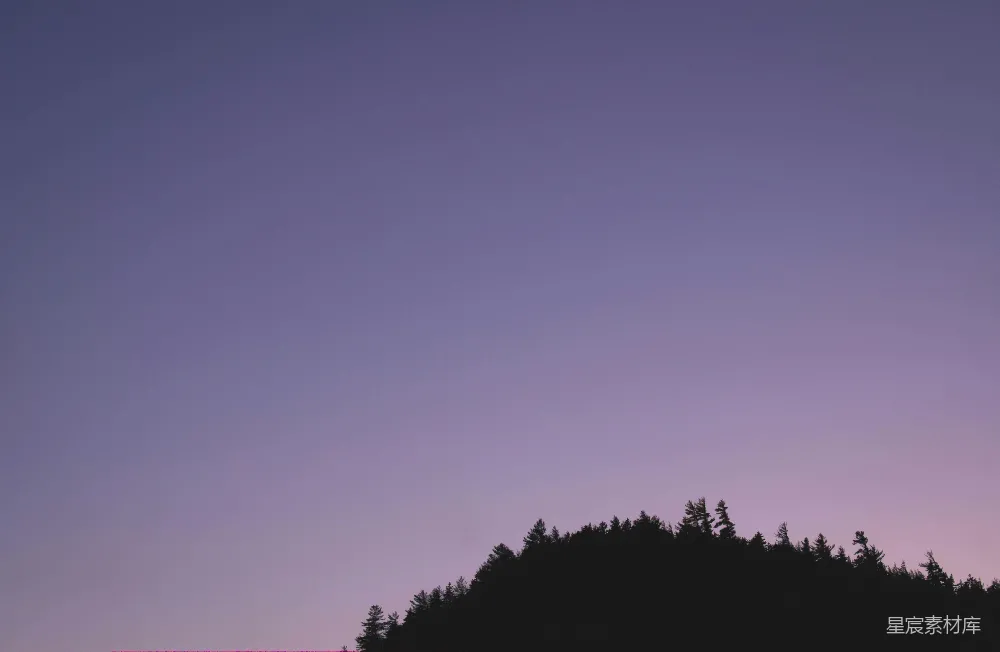 高清摄影 自然风光 宁静 剪影艺术 日落 山峦 日落时分的山峦剪影