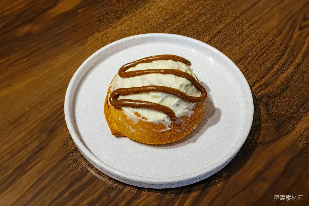 高清摄影 甜点 美食 奶油 甜品 糕点 奶油甜甜圈