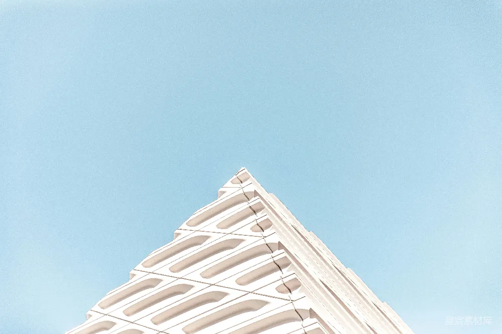 高清摄影 建筑 抽象 天空 几何 现代 仰望天空的建筑角落