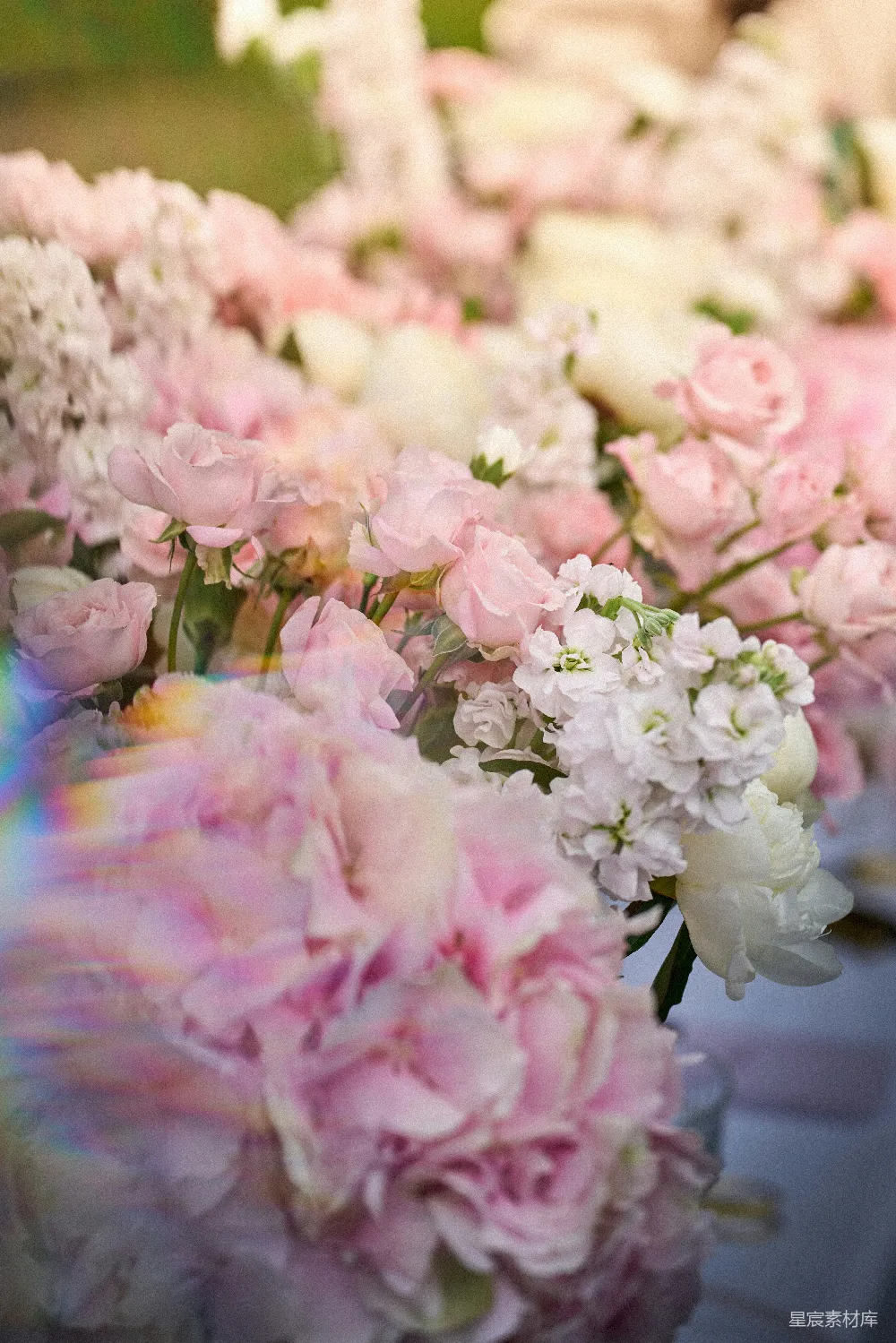高清摄影 婚礼 花卉 装饰 浪漫 摄影 梦幻粉白花束