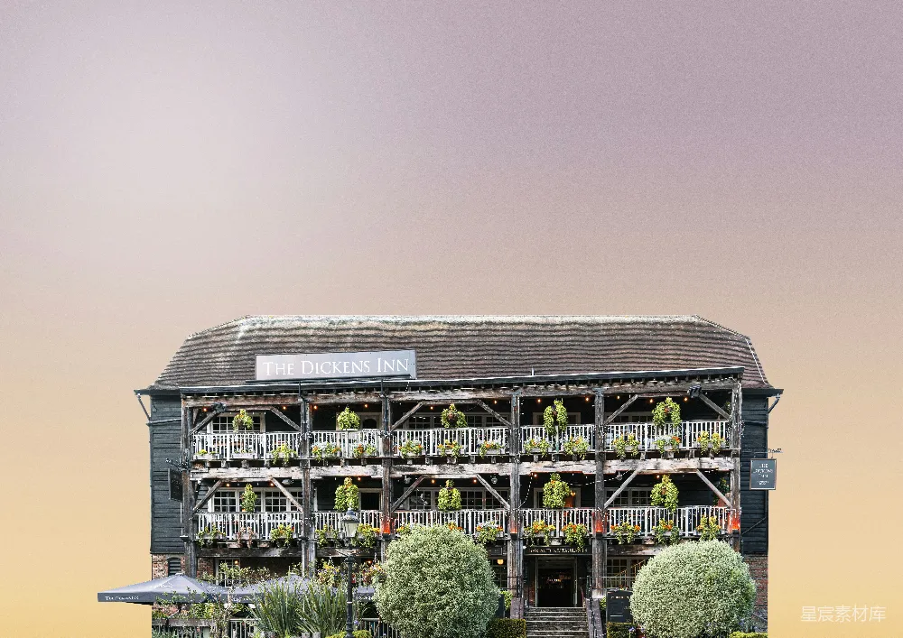 高清摄影 建筑 餐饮 复古 花园 休闲 The Dickens Inn：古典建筑下的温馨花园