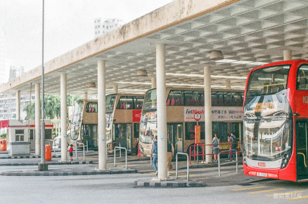 高清摄影 香港 公交车站 城市生活 城市风景 公共交通 香港街头的公交车站