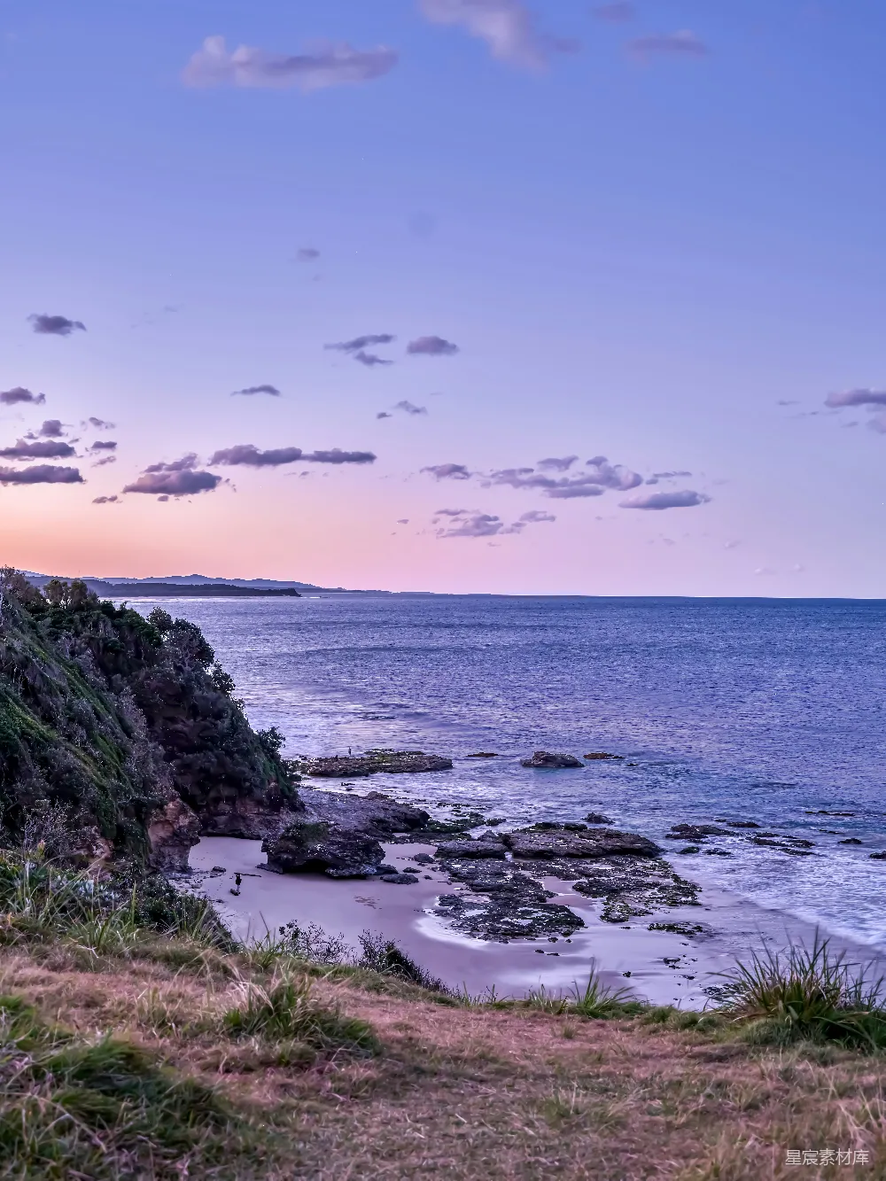 高清摄影 海岸线 日落 自然风光 海滩 风景 黄昏海边的宁静