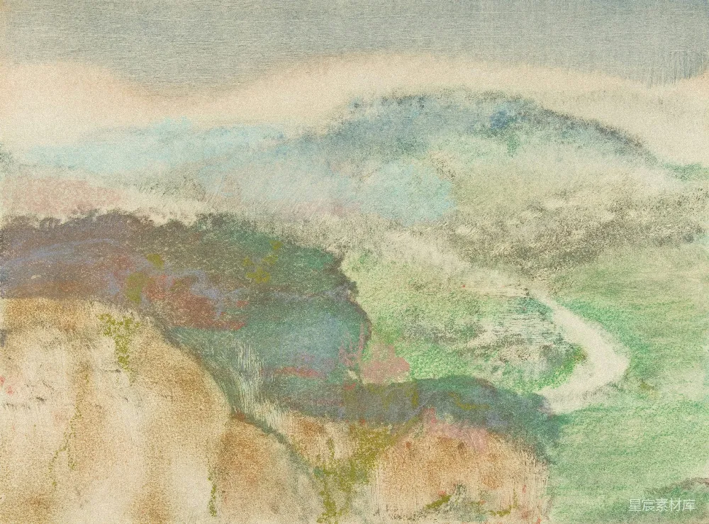 高清摄影 山水画 抽象风格 自然风光 艺术作品 意境深远 朦胧山景