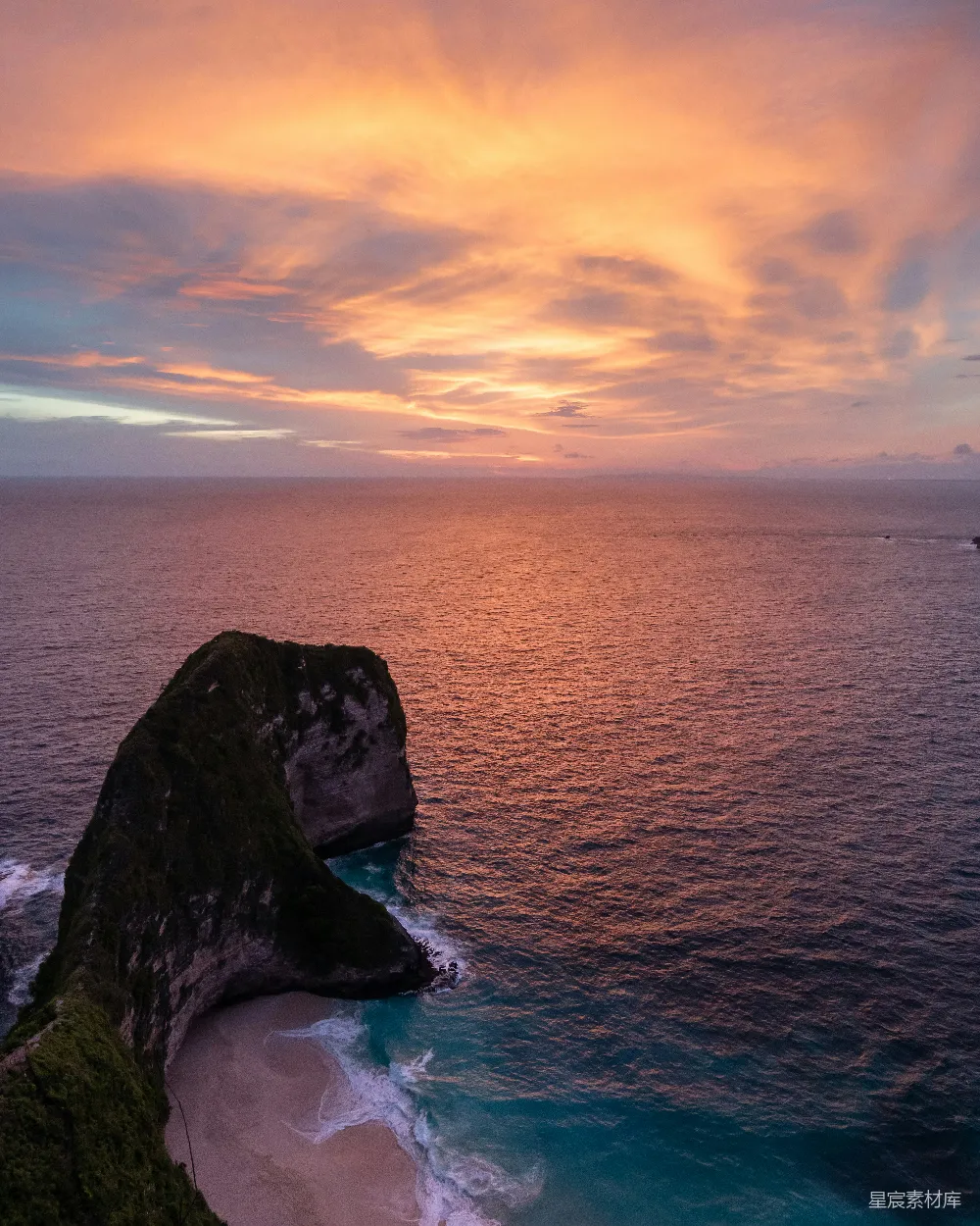 高清摄影 日落 海岸 自然风光 海滩 风景 日落时分的海角奇景