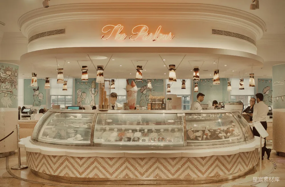 高清摄影 冰淇淋店 复古风格 甜品店 休闲场景 装饰艺术 The Parlour冰淇淋店