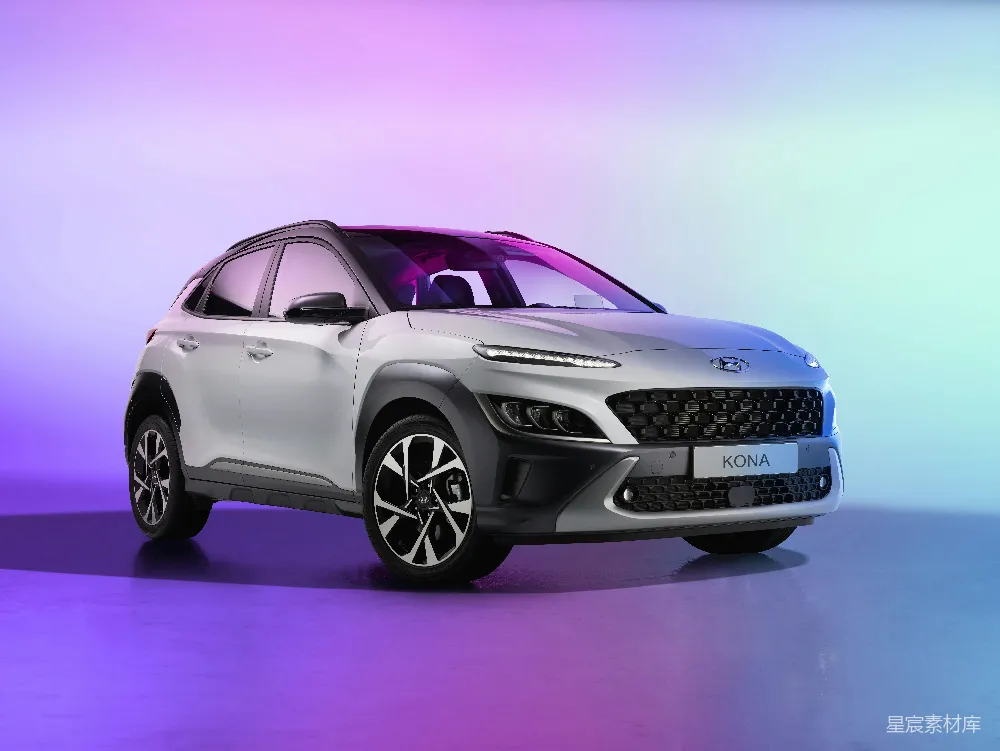 高清摄影 现代 KONA SUV 时尚 汽车 现代KONA SUV：时尚与实用的完美结合