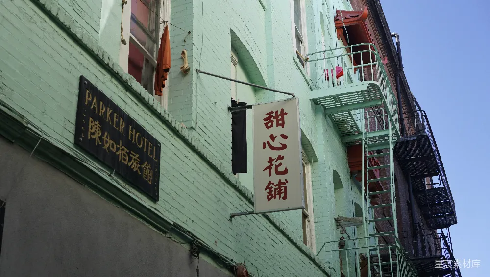 高清摄影 唐人街 旧金山 建筑 招牌 城市文化 旧金山唐人街的特色建筑与招牌