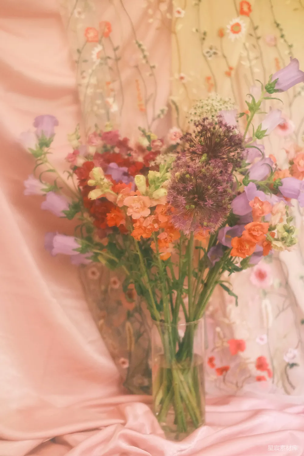 高清摄影 花瓶 花卉 梦幻 自然 装饰 梦幻花瓶中的多彩花卉