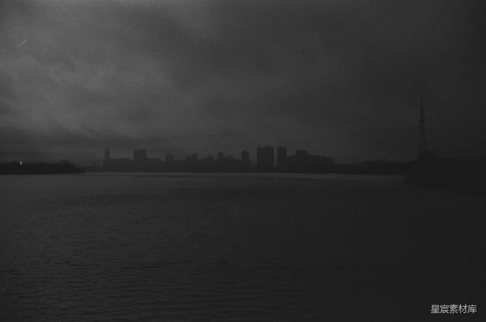 高清摄影 城市 夜景 剪影 黑白 城市景观 城市夜景剪影