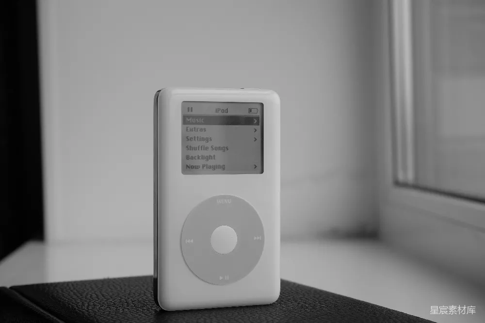 高清摄影 iPod 复古 黑白 音乐播放器 科技 经典iPod黑白照
