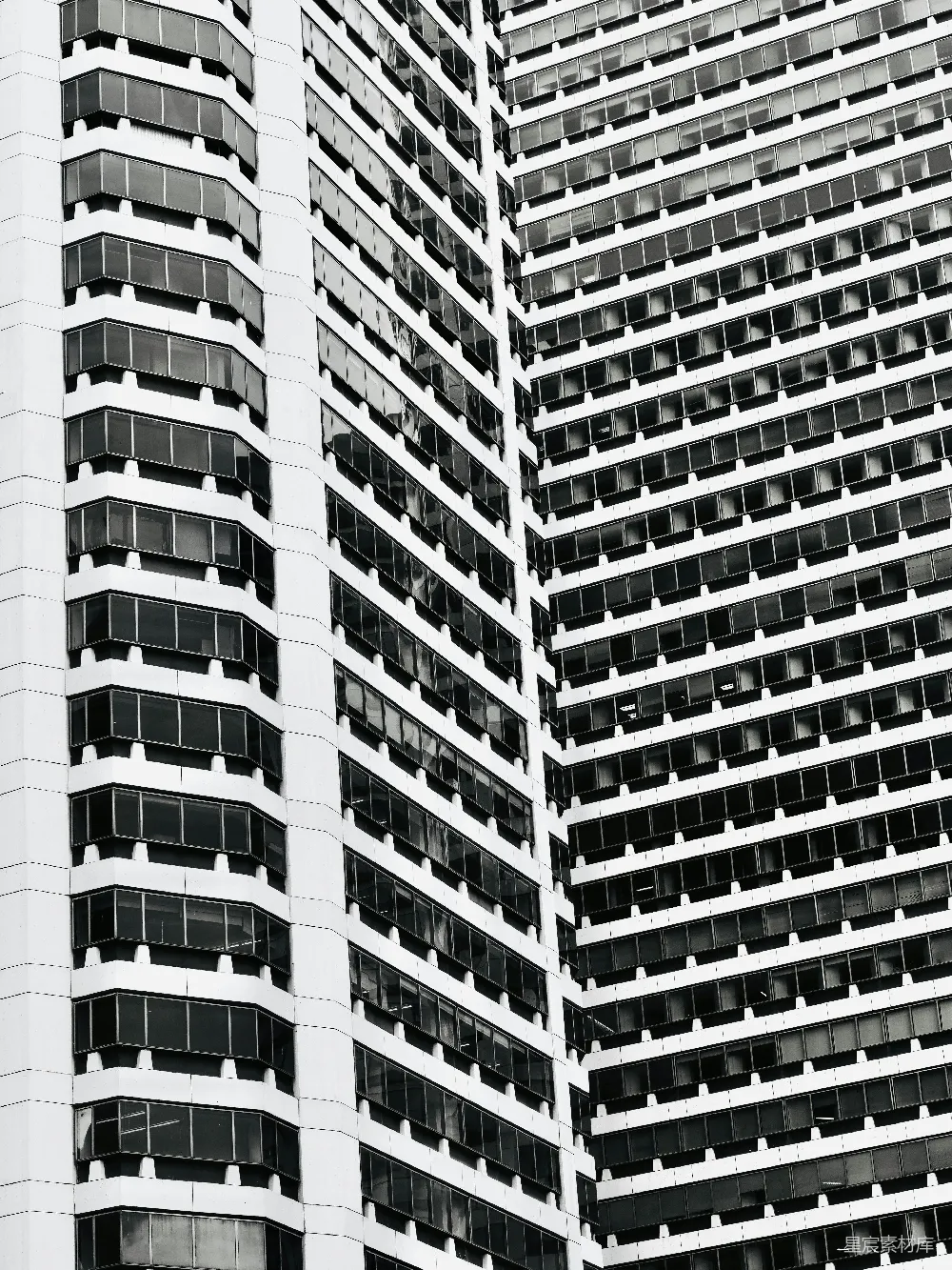 高清摄影 建筑 纹理 黑白 现代 城市 黑白建筑纹理