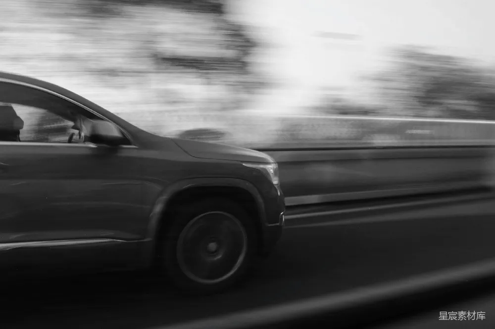 高清摄影 汽车 速度 黑白 动态 现代 疾驰的汽车