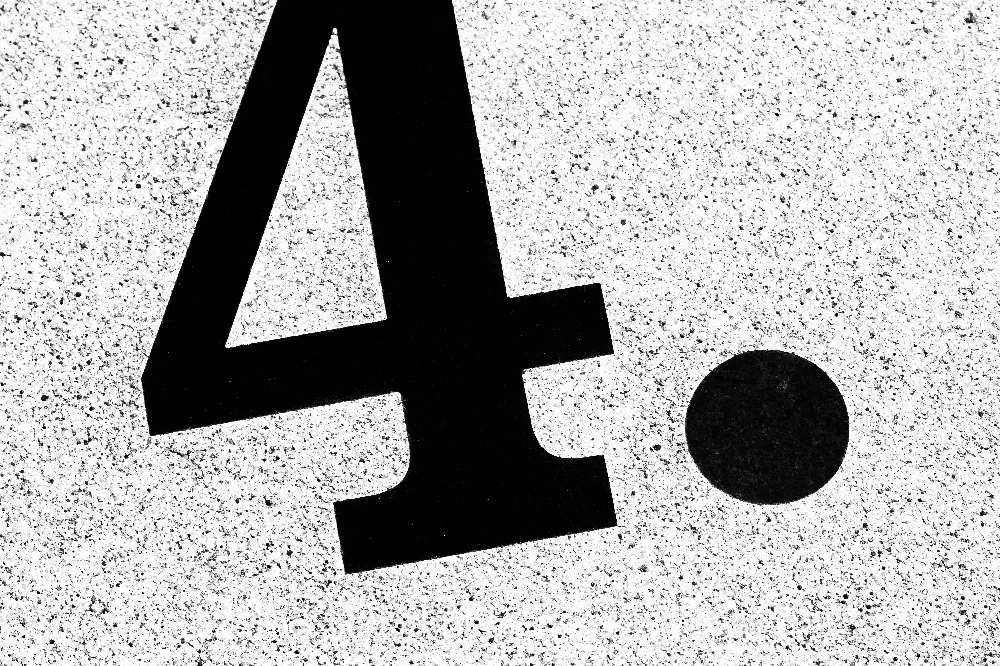 高清摄影 数字 黑白 抽象 现代 数字创意 黑白数字4.0